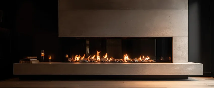 Gas Fireplace Ember Bed Design Services in Vienna, Virginia