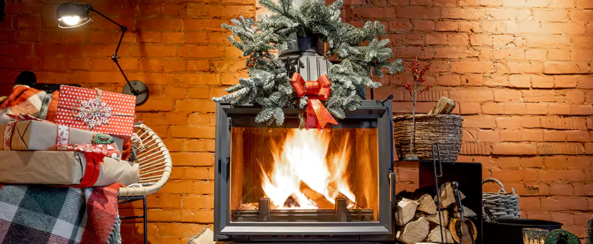 Travis Industries Linear Gas Fireplace Installation in Vienna, Virginia