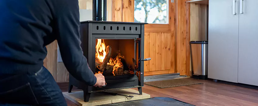 Open Hearth Wood Fireplace Installation in Vienna, VA
