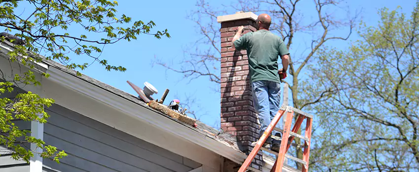 Vinyl and PVC Chimney Flashing Installation in Vienna, VA