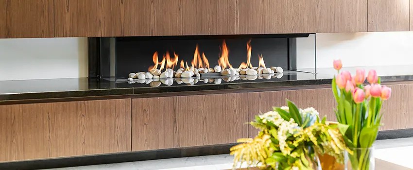 Double-height Fireplace Design Refurbishment in Vienna, Virginia
