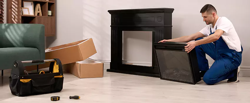 Old Rusted Metal Fireplace Repair And Replacement in Vienna, VA